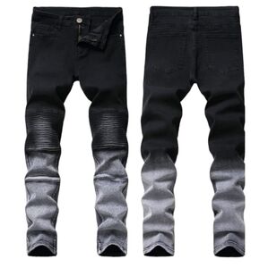 Pleated Motorcycle Skinny Jeans ▪︎ Streetwear ▪︎ Mens Various Sizes ▪︎ NWT ▪︎